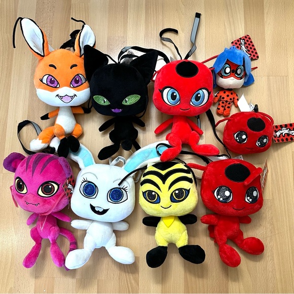 Miraculous Ladybug and Cat Noir plush bundle - Picture 2 of 4